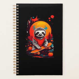 Paresseux avec skateboard la nuit d'Halloween T cl