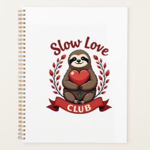 Paresseux Vintage Saint-Valentin Mignon Coeur Main