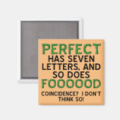 Parfait Alimentation Funny Frigo Magnet Réfrigérat (Recto/Verso)