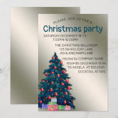 Parfait, Beau, Invitation Arbre de Noël (Devant / Derrière)