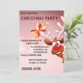 Parfait, Cool, Invitation de Noël rose (Debout devant)
