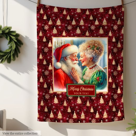 Parfait couverture de Noël Mr & Mrs Claus Holiday