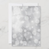 Parfait, élégant, invitation de Noël (Dos)