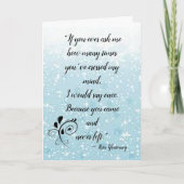 “Parfait ensemble” Carte d'amour (Devant)