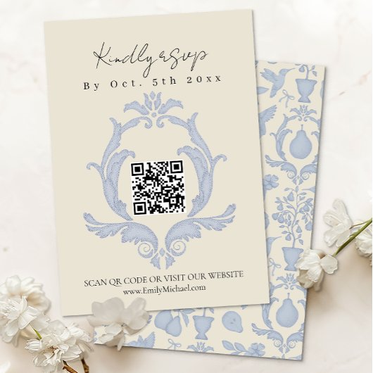 Parfait Mariage de la Poire | Carte-réponse RSVP à