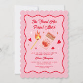 Parfait Match Bachelorette Party Invitation (Devant)