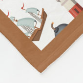 Parfait Motif de pirate polaire couverture (Coin)