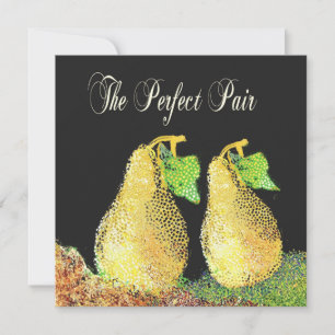 Parfait Pair invitation personnalisée de mariage