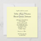 Parfait Paire Personnalisé Mariage Invitation (Dos)