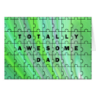 Parfait Papa Puzzle Vert