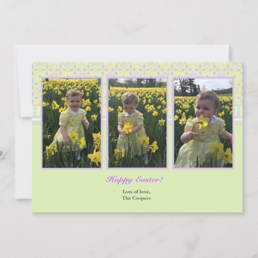 Parfait Trois Cartes photos personnalisés (Devant)