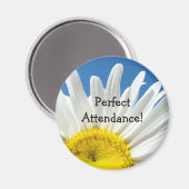 Parfaite Assiduité ! aimant Fleur de Marguerite Bl (Recto/Verso)