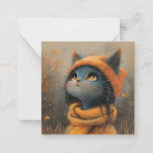 Parfaitement habillé : Cartes pour notes de chats