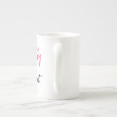 Parfaitement imparfait "avec Tiara" Bone China Mug (Dos)