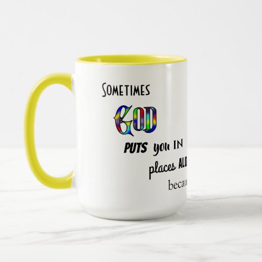 Parfois Dieu - 15 oz. Combo mug (Gauche)
