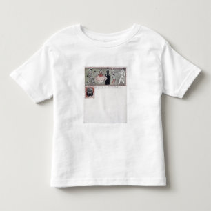 "Parfois il m'arrière" (inkt en w/c op papier) Kinder Shirts