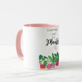 Parfois, je trempais ma Mug Plante (Devant gauche)