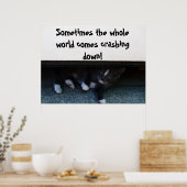 PARFOIS LE MONDE CRASSE SUR VOUS poster (Cuisine)