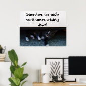 PARFOIS LE MONDE CRASSE SUR VOUS poster (Bureau à domicile)