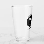 Parfum de bière en verre avec caravane noire (Droite)