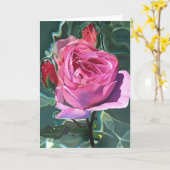 Parfum de ciel - carte de voeux vierge (Fleur jaune)