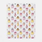 Parfum flespatroon fleece deken (Voorkant)