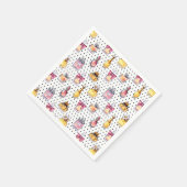 Parfum flespatroon servet (Hoek)