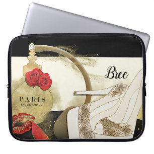Parfum parfum Rozen Heels & lipstick Laptop Sleeve