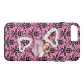 Parfum & perles rose Damask iPhone7Plus Coque dur (Dos (Horizontal))