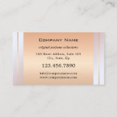 Parfum professionnel Carte de visite de salon (Dos)