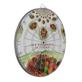 Parfum van het leven: Potpourri Inspirerend boodsc Dartbord (Voorkant Links)