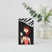 Parfum Vector Boutique Carte de visite fille (Debout devant)