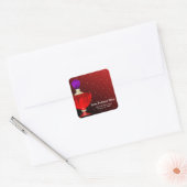 parfum vierkante sticker (Envelop)