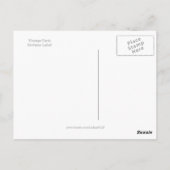  parfumetiket in Parijs Briefkaart (Achterkant)