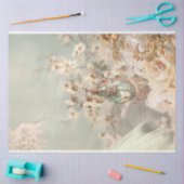 parfumflesje, vlinders en bloemen tissuepapier (Craft)