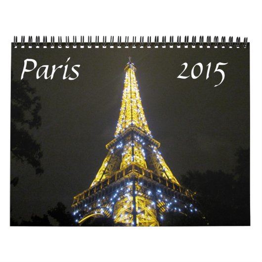 parijs 2015 kalender (Hoes)