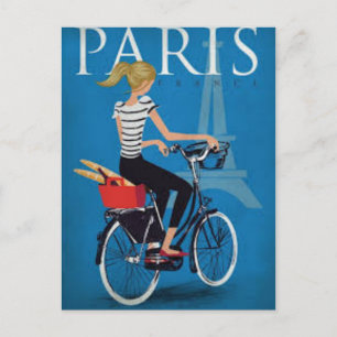 Parijs à Vélo Briefkaart