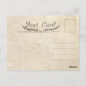 Parijs Abstracte olieverf in de Eiffeltoren Briefkaart (Achterkant)