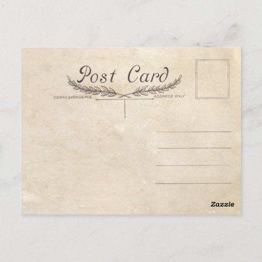 Parijs Abstracte olieverf in de Eiffeltoren Briefkaart (Achterkant)