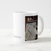 "Parijs-appartement voor huur" Extra Grote Beker (Voorkant rechts)