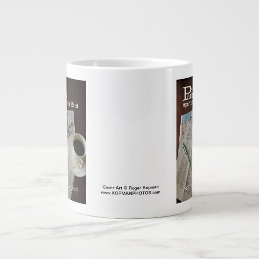 "Parijs-appartement voor huur" Extra Grote Beker (Voorkant)