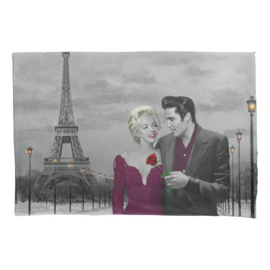 Parijs B&W 2 Kussensloop (Voorkant-Links)