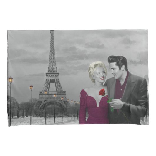 Parijs B&W 2 Kussensloop (Voorkant-Rechts)