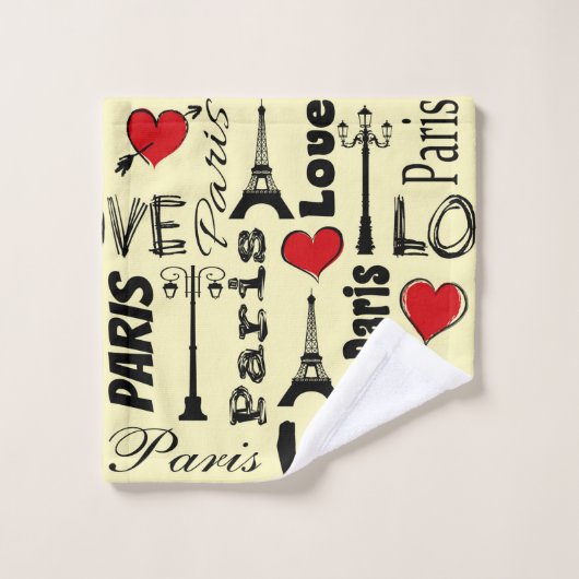 Parijs Bad Handdoek (Wasdoekje)