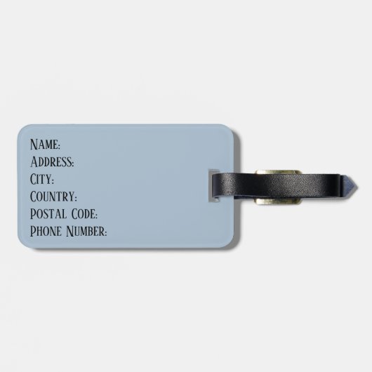 Parijs Bagagelabel (Achterkant horizontaal)