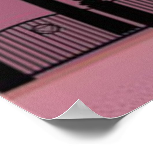 Parijs bij nacht Poster (Hoek)