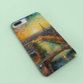 Parijs bij nacht van Gogh stijl Case-Mate iPhone Case
