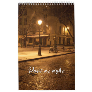 Parijs bij Nachtkalender Kalender