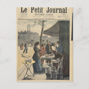 Parijs bij Zes Uur in de Ochtend Briefkaart