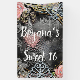 Parijs Bling Glamour Glitters Frankrijk Feest Bann Spandoek